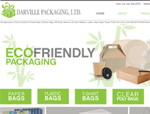 Tablet Screenshot of darvillepackaging.com